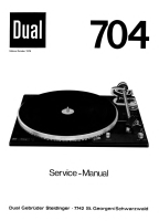 Dual 704-Service-Manual 
